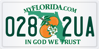 FL license plate 0282UA