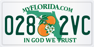 FL license plate 0282VC