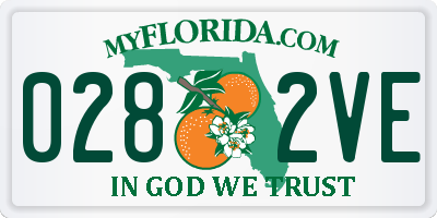 FL license plate 0282VE