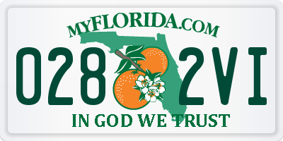 FL license plate 0282VI