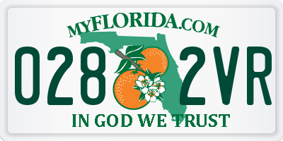 FL license plate 0282VR