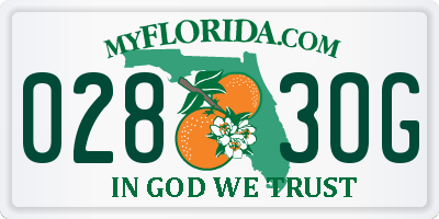 FL license plate 0283OG