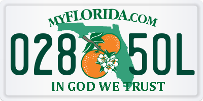 FL license plate 0285OL