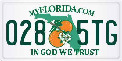 FL license plate 0285TG