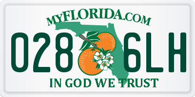 FL license plate 0286LH