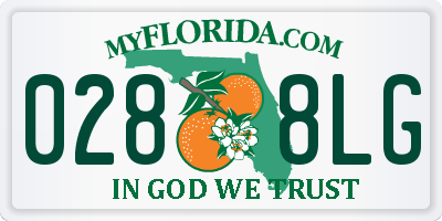 FL license plate 0288LG