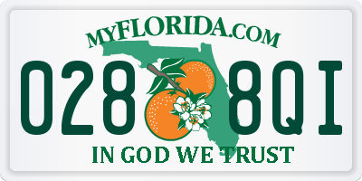 FL license plate 0288QI