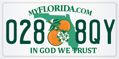 FL license plate 0288QY