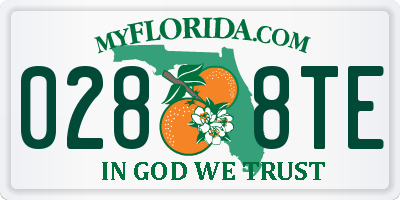 FL license plate 0288TE