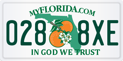 FL license plate 0288XE