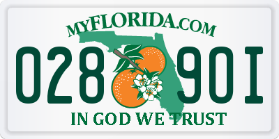 FL license plate 0289OI