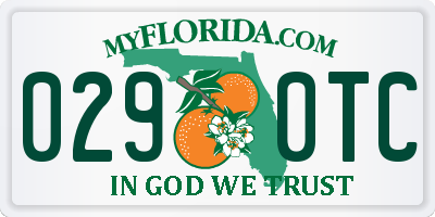 FL license plate 0290TC