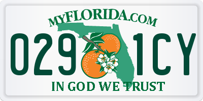 FL license plate 0291CY