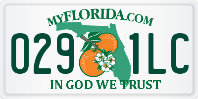 FL license plate 0291LC