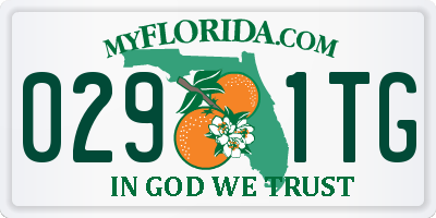 FL license plate 0291TG