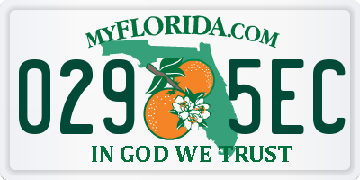 FL license plate 0295EC