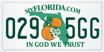 FL license plate 0295GG