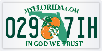 FL license plate 0297IH