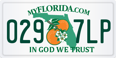 FL license plate 0297LP