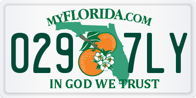 FL license plate 0297LY
