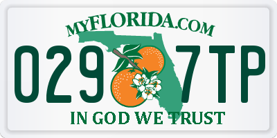 FL license plate 0297TP