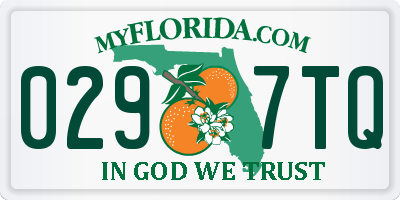 FL license plate 0297TQ