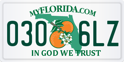 FL license plate 0306LZ