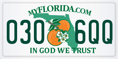FL license plate 0306QQ