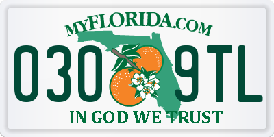 FL license plate 0309TL