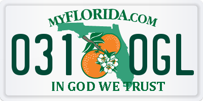 FL license plate 0310GL