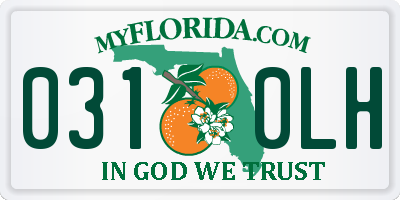 FL license plate 0310LH