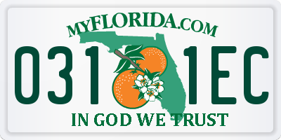 FL license plate 0311EC