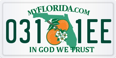 FL license plate 0311EE
