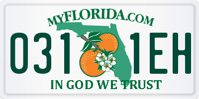 FL license plate 0311EH