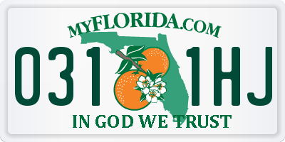 FL license plate 0311HJ