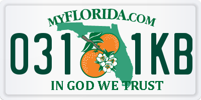 FL license plate 0311KB