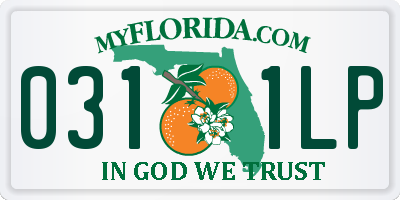 FL license plate 0311LP