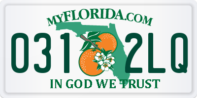 FL license plate 0312LQ