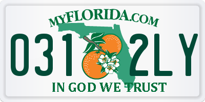 FL license plate 0312LY
