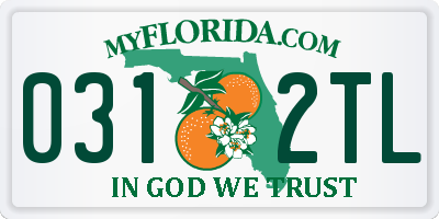 FL license plate 0312TL