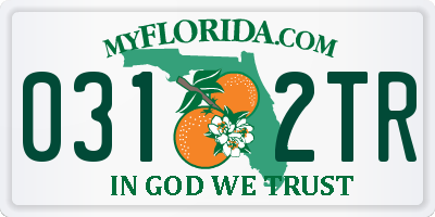 FL license plate 0312TR