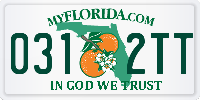 FL license plate 0312TT