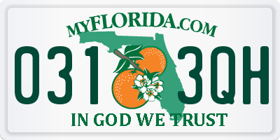 FL license plate 0313QH