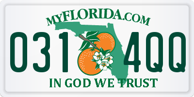 FL license plate 0314QQ
