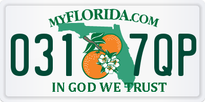 FL license plate 0317QP