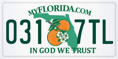 FL license plate 0317TL