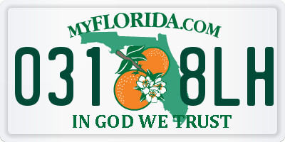 FL license plate 0318LH