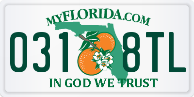 FL license plate 0318TL