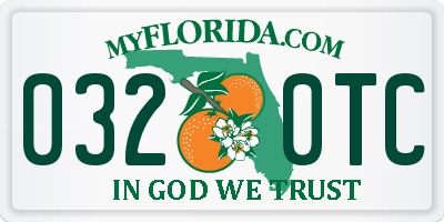 FL license plate 0320TC