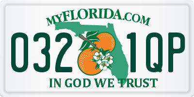 FL license plate 0321QP